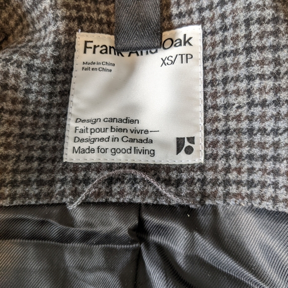 Frank and Oak wool-blend cocoon coat - Picture 2 of 11